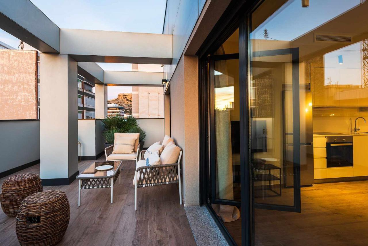 Apartamento Bguest Con Terraza Alicante Eksteriør billede